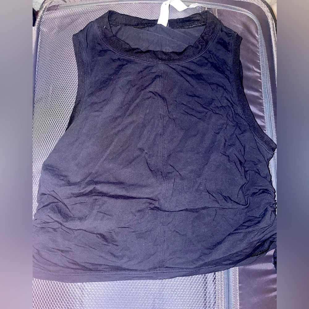 Lululemon cropped side tie tank top